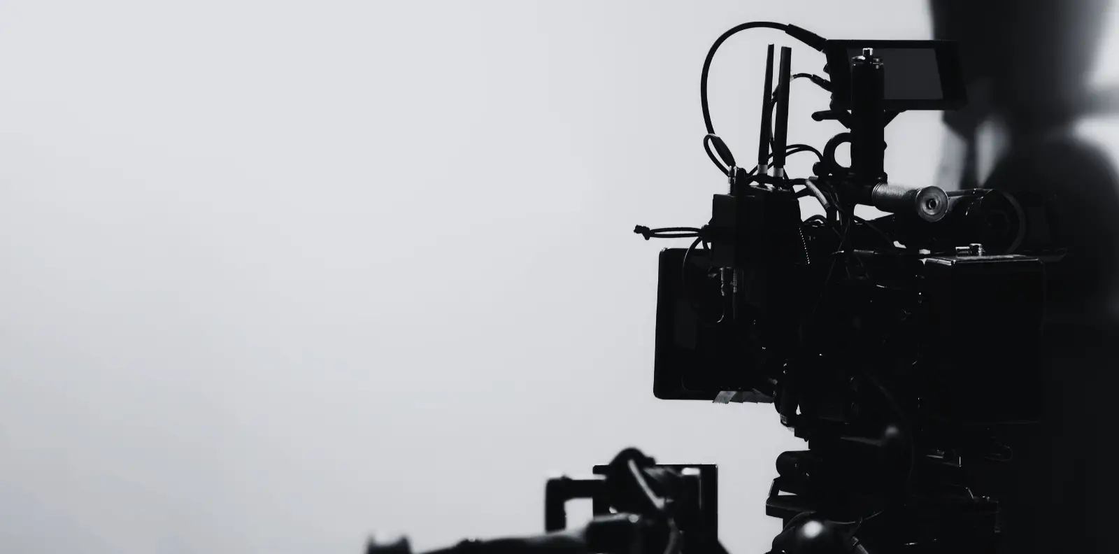 low-quality vs high-end video production comparison with cinematic lighting and professional setup